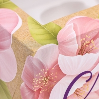 Коробка для 6 капкейков с окном , "Лучшей для свете", 25 х 17 х 10 см