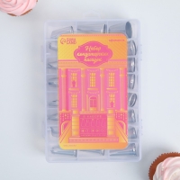 Насадки кондитерские, набор «Дворец», 15.8 х 9.4 см 24 шт Насадки кондитерские, набор «Дворец», 15.8 х 9.4 см 24 шт