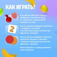 Развивающий набор &laquo;Фрукты и овощи&raquo;, сортер, по методике Г. Домана