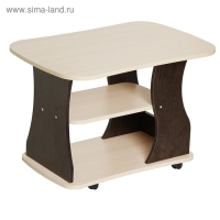 Стол журнальный 1, 750х490х550, Венге темный/Дуб млечный