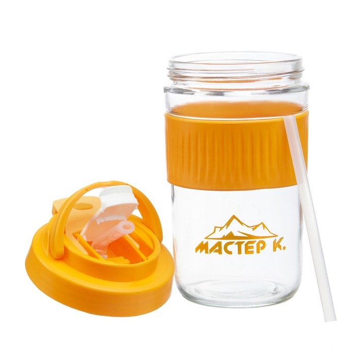 Термостакан, 550 мл, "Мастер К", оранжевый