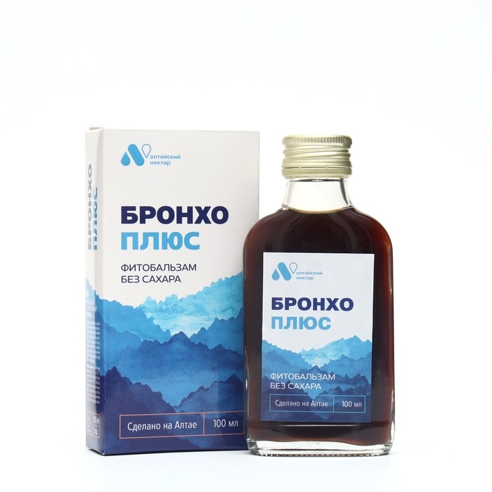 Фитобальзам &laquo;Бронхо плюс&raquo;, без сахара, 100 мл