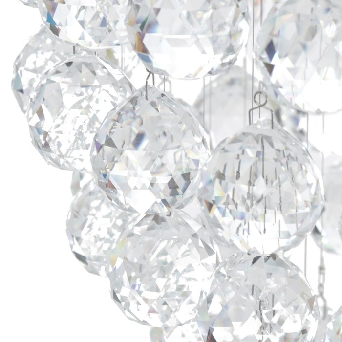 Светильник каскад "Аделисия" 7xLED хром 55х55х93см BayerLux