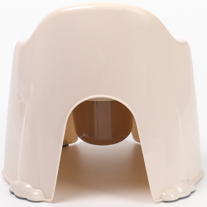 Горшок детский антискользящий «Комфорт» с крышкой, съёмная чаша, цвет кремовый Горшок детский антискользящий «Комфорт» с крышкой, съёмная чаша, цвет кремовый