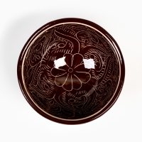 Пиала Риштанская керамика "Узоры", 9,5 см средняя, микс Пиала Риштанская керамика "Узоры", 9,5 см средняя, микс