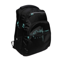 Рюкзак молодёжный 43 х 31 х 20 см, Grizzly, эргономичная спинка, отделение для ноутбука, чёрный Рюкзак молодёжный 43 х 31 х 20 см, Grizzly, эргономичная спинка, отделение для ноутбука, чёрный