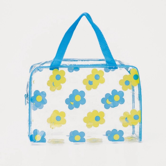 Косметичка на молнии, цвет синий Косметичка на молнии, цвет синий