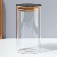 Банка для хранения сыпучих продуктов и круп &laquo;Геометрия&raquo;, 700 мл