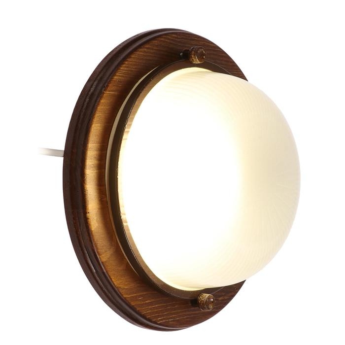 Светильник НБО 03-60-021 УХЛ3, 60 Вт, Е27, 220 В, IP54, до +130&deg;, цвет орех