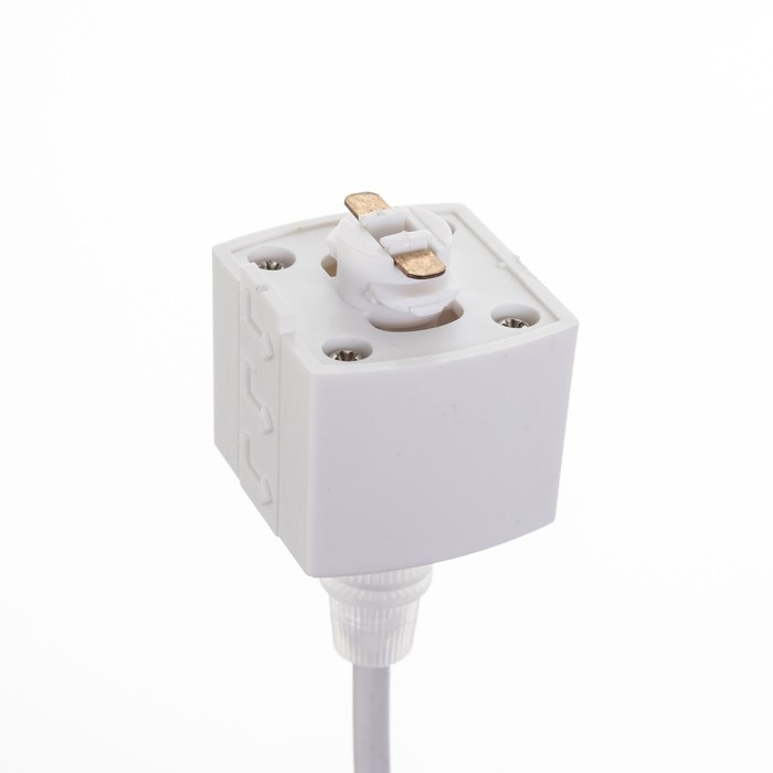 Светильник трековый &laquo;Классика&raquo; Е27 40Вт белый 19,5х19,5х28-128см