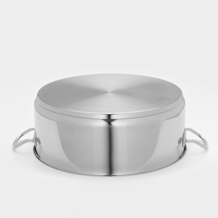 Кастрюля &laquo;Общепит. Шеф&raquo;, 18 л, d=40.5 см, h=15.5 см, капсульное дно, индукция