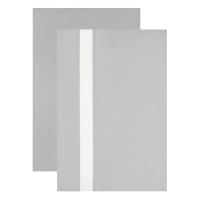 Набор полотенец "Этель" 2 шт, цв. серый, 100% хлопок, 163 г/м2