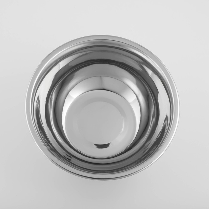 Миска глубокая из нержавеющей стали Доляна &laquo;Индия&raquo;, 2,4 л, d=26 см