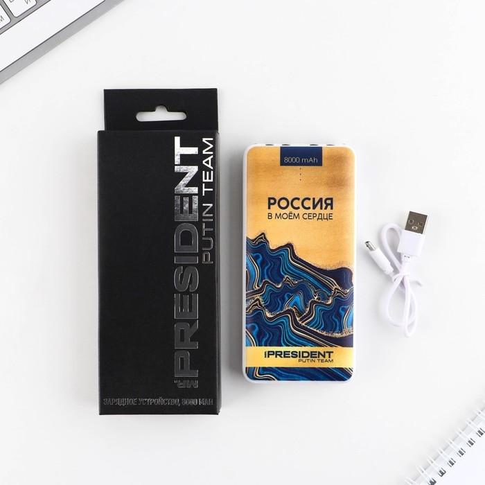 Зарядное устройство &laquo;Достояние&raquo;, 8000мА,модель PB-20, 14,5 х 6,9 см