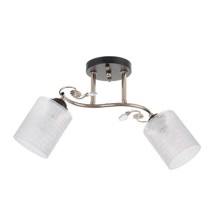 Люстра 1188/2 E27 40Вт золото-черный 48х15х24 см Люстра 1188/2 E27 40Вт золото-черный 48х15х24 см