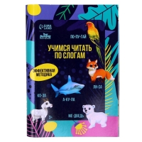 Букварь со слогами «Учимся читать», животные Букварь со слогами «Учимся читать», животные