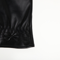 Перчатки женские, безразмерные, с утеплителем, цвет чёрный Перчатки женские, безразмерные, с утеплителем, цвет чёрный