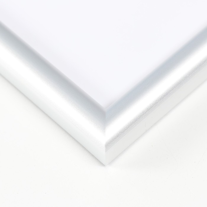 Фоторамка пластик "МИРАМ" 21х29,7 см, (A4) 640245-A4, серебро (пластиковый экран)