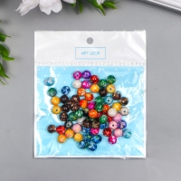 Бусины для творчества пластик "Мраморные. Ассорти" d=0,8 см набор 20 гр Бусины для творчества пластик "Мраморные. Ассорти" d=0,8 см набор 20 гр