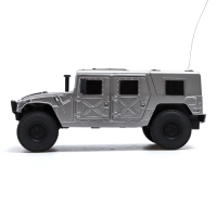 Джип радиоуправляемый «Хамер», свет, работает от батареек, 1:18, цвет серый Джип радиоуправляемый «Хамер», свет, работает от батареек, 1:18, цвет серый