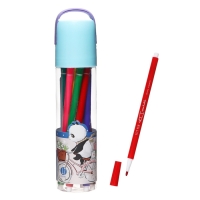 Фломастеры 12цв BrunoVisconti KIDSCOLOR, пласт, круг, в пласт тубе Фломастеры 12цв BrunoVisconti KIDSCOLOR, пласт, круг, в пласт тубе