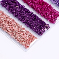 Крошка стеклянная для эпоксидной смолы, набор 6 цветов, вес 1 цвета &mdash; 5 г