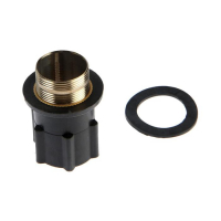 Смеситель для кухни Accoona A9890K-1, однорычажный, силиконовый излив, зеленый/хром