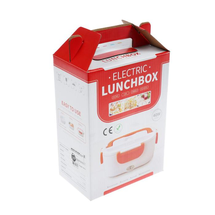 Контейнер для пищи с подогревом, 12 В, 1.5 л, 40 Вт, микс Контейнер для пищи с подогревом, 12 В, 1.5 л, 40 Вт, микс