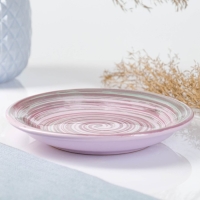 Блюдце "Борисовское" большое, 16х3см, лаванда Блюдце "Борисовское" большое, 16х3см, лаванда