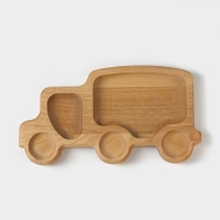 Менажница - тарелка деревянная Adelica «Грузовичок», 21×11×1,8 см, берёза Менажница - тарелка деревянная Adelica «Грузовичок», 21×11×1,8 см, берёза