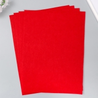 Фетр 1 мм "Коралл" набор 4 листа 30х40 см