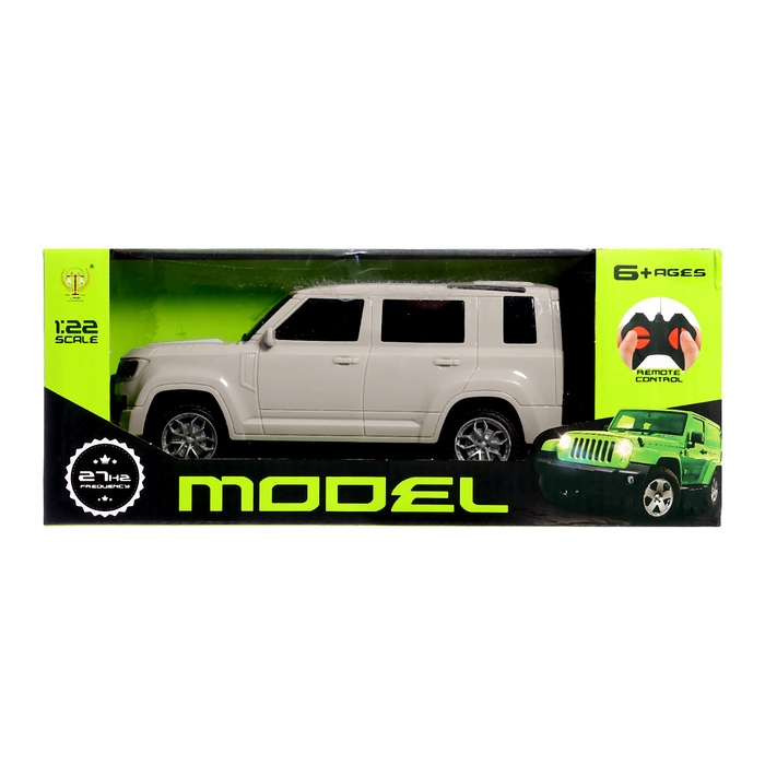 Джип радиоуправляемый &laquo;Крузер&raquo;, работает от батареек, цвет бежевый