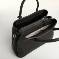 Сумка женская на молнии TEXTURA, средний размер, цвет тёмно-серый Сумка женская на молнии TEXTURA, средний размер, цвет тёмно-серый