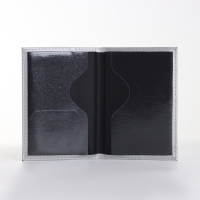 Обложка для паспорта, цвет серебряный Обложка для паспорта, цвет серебряный