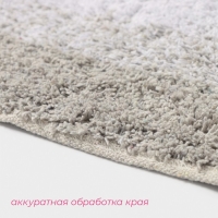 Коврик для дома Доляна «Акварель», 50×80 см, цвет бежевый Коврик для дома Доляна «Акварель», 50×80 см, цвет бежевый