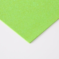 Фоамиран глиттерный 2 мм, 50х50см, фисташковый Фоамиран глиттерный 2 мм, 50х50см, фисташковый