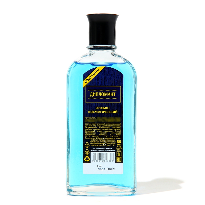 Лосьон одеколон после бритья Лосьон одеколон после бритья "Дипломат", 86 мл