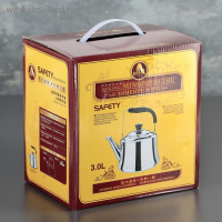 Чайник из нержавеющей стали «Чайковский», 3 л, цвет хромированный Чайник из нержавеющей стали «Чайковский», 3 л, цвет хромированный