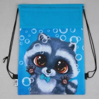 Мешок для обуви &laquo;Крошка енот&raquo; нетканное полотно, размер 30 х 40 см