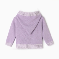 Джемпер вязаный Крошка Я на молнии рост 68-74 см, лаванда Джемпер вязаный Крошка Я на молнии рост 68-74 см, лаванда