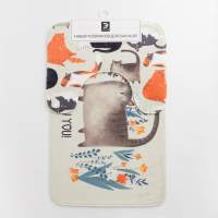 Набор ковриков для ванной Этель "Котики" 2 шт, 80х50 см, 50х40 см, велюр Набор ковриков для ванной Этель "Котики" 2 шт, 80х50 см, 50х40 см, велюр