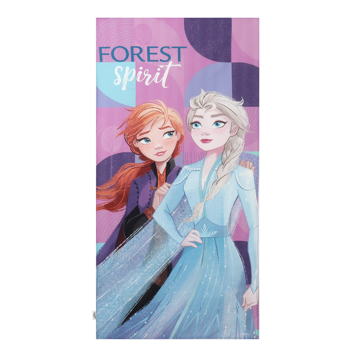 Полотенце Полотенце "Эльза и Анна", Холодное сердце 70х146 см, 100% хлопок 160гр/м2