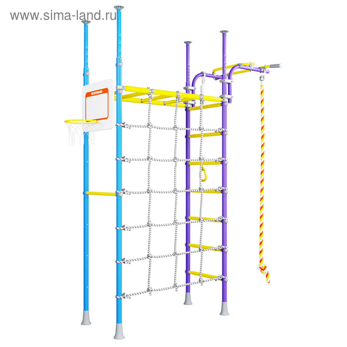 Детский спортивный комплекс ROMANA R4, цвет сиреневый/голубой