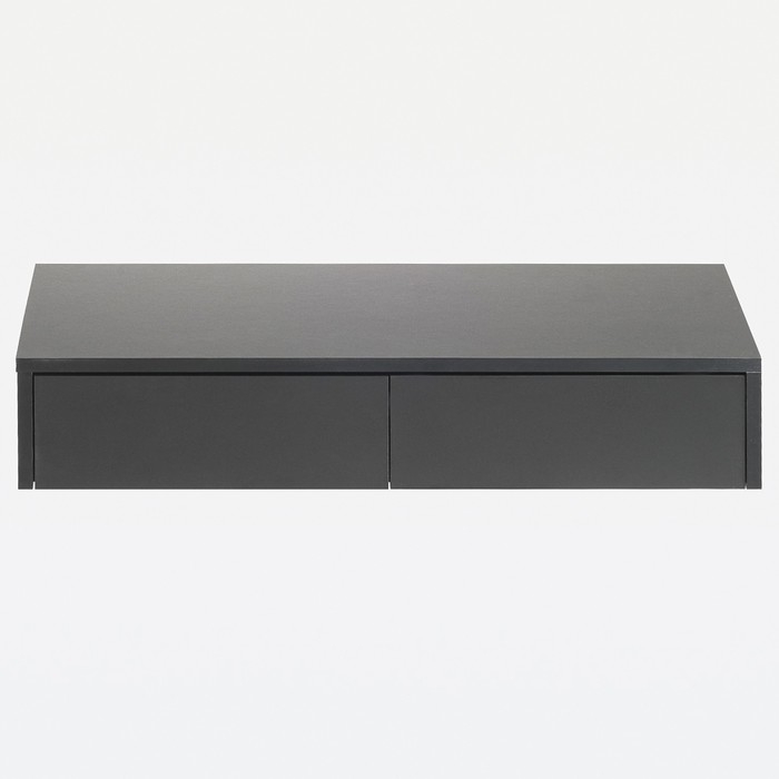 Тумба подвесная с ящиками Дамаск, 800х300х150, Черный