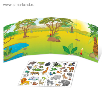 Наклейки многоразовые набор «Изучаем живую природу», 8 шт. Наклейки многоразовые набор «Изучаем живую природу», 8 шт.