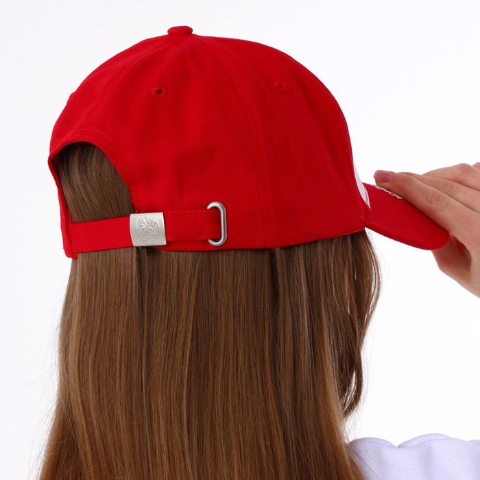 Кепка женская Ru sport, цвет красный, р-р 56 Кепка женская Ru sport, цвет красный, р-р 56