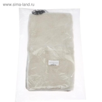 Накидка на переднее сиденье, натуральная шерсть, короткий ворс, белый