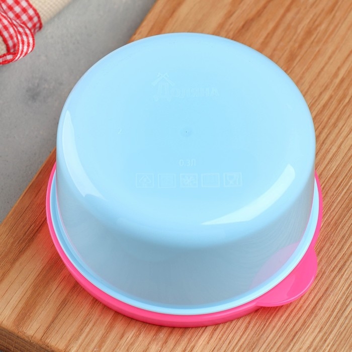 Ланч - бокс круглый &laquo;Возьми обед с собой&raquo;, 300 мл