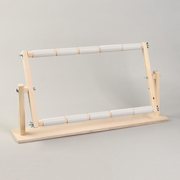 Пяльцы-рамка для вышивания, 30 &times; 50 см, с подставкой, цвет светлое дерево