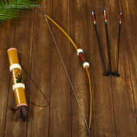 Сувенирный набор "Лук и 3 стрелы" 75х12х5 см Сувенирный набор "Лук и 3 стрелы" 75х12х5 см